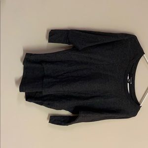 Grey 3/4 Sleeve Top